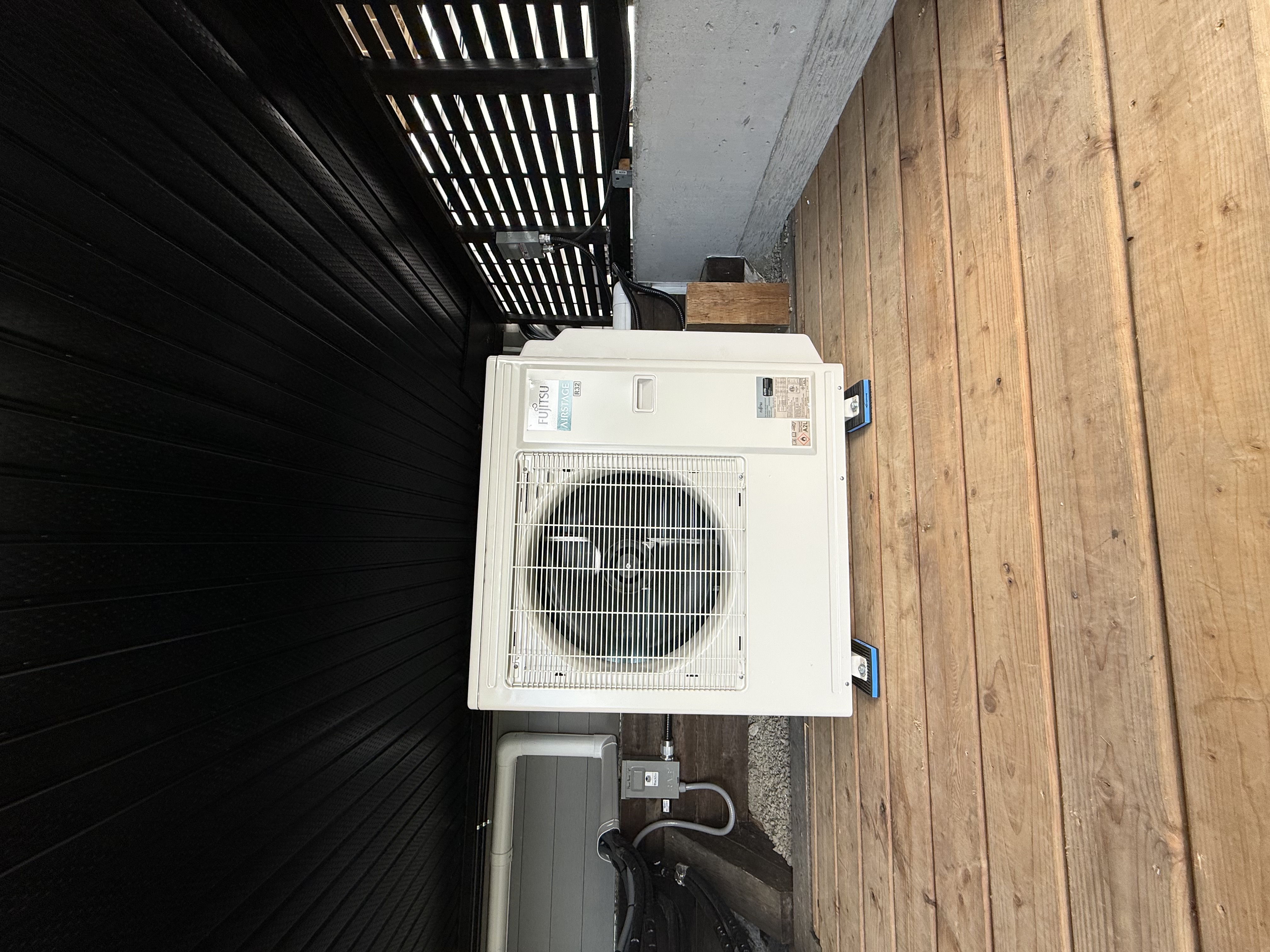 Heat pump install detail