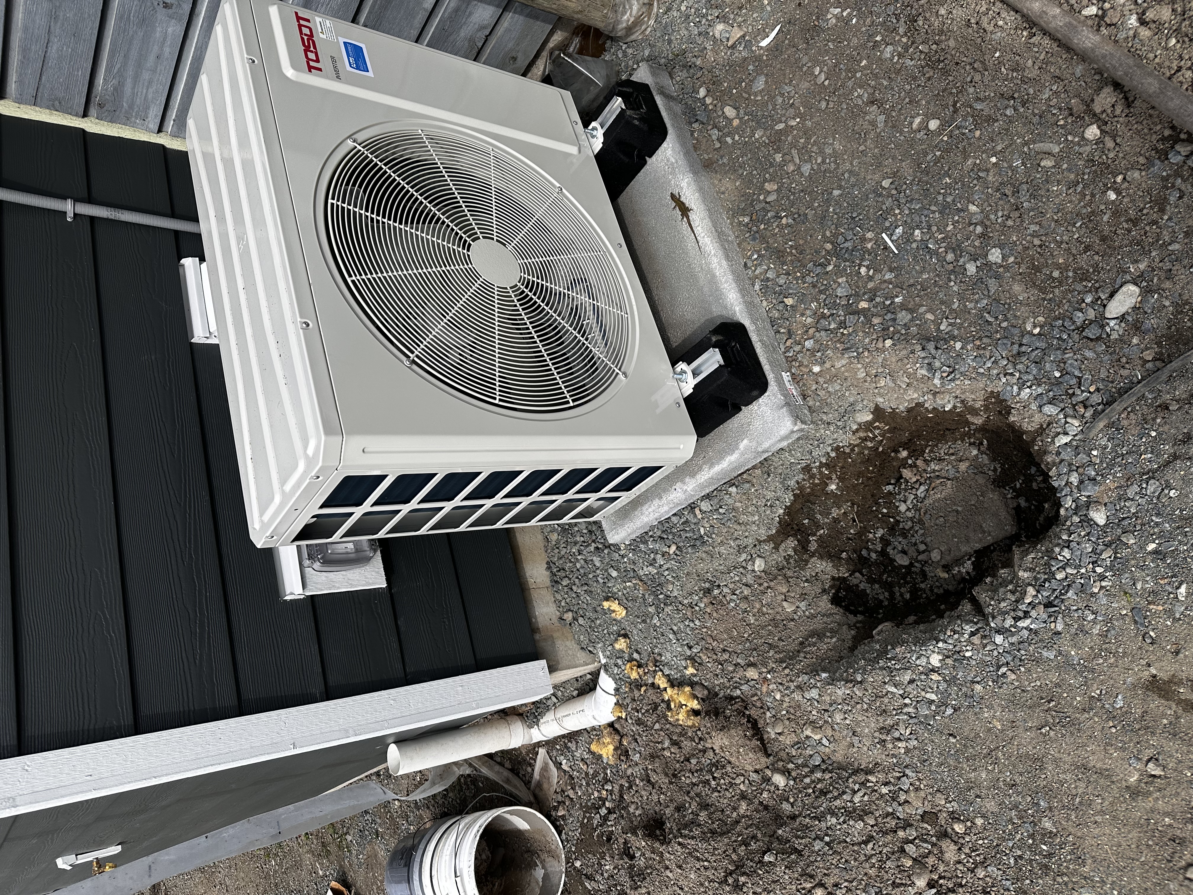 HVAC installation site
