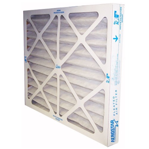 Aerostar Series 400 20" X 20" X 2" (20x20x2) MERV 8 Standard Capacity Pleated Air Filter - Pack of 12 - 1 Year Supply - FREE 21 Point HVAC inspection Included
